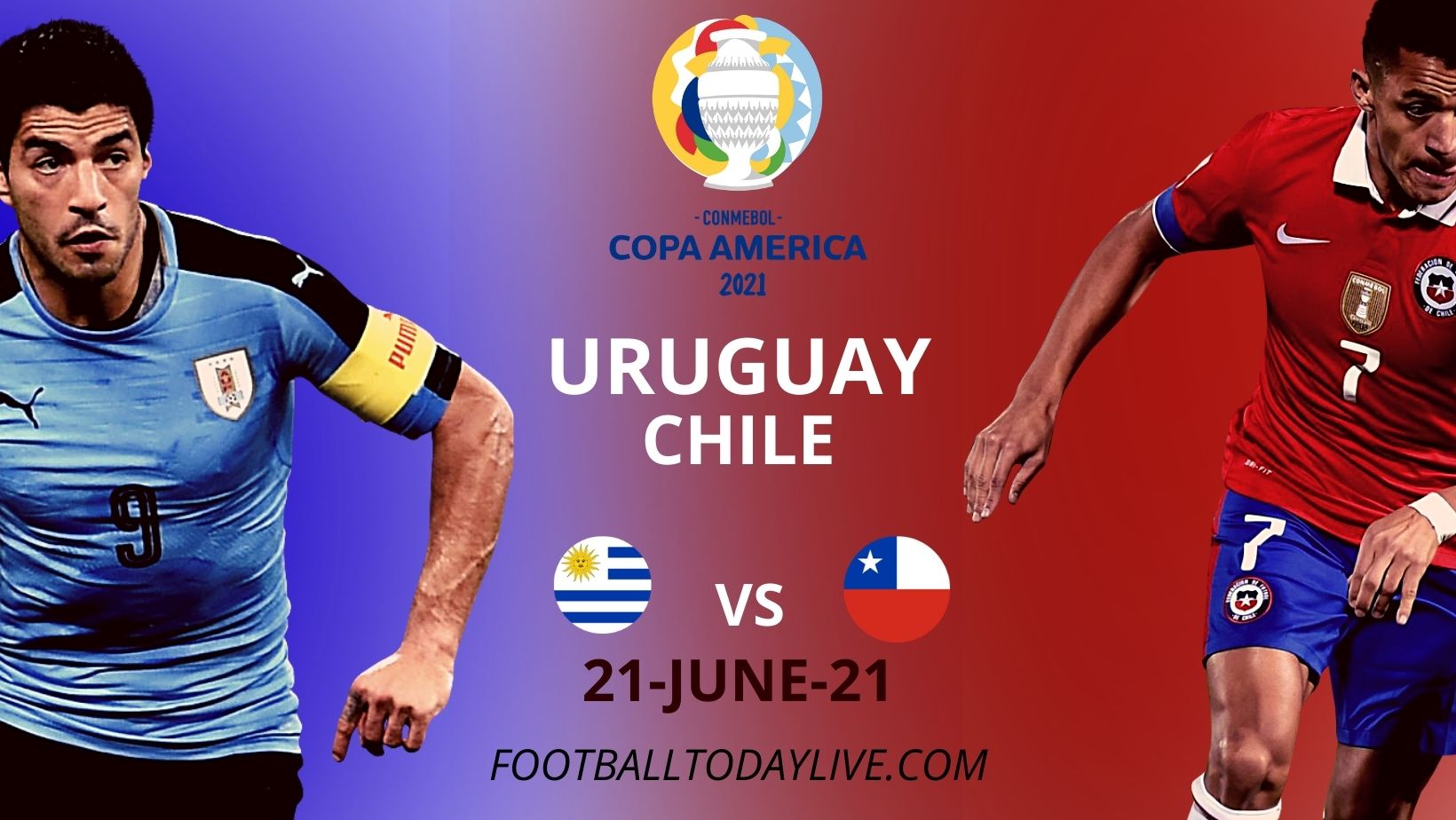 Uruguay vs Chile Live Stream 2021 | Copa America